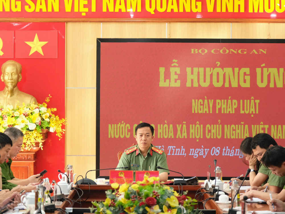 Bộ Công an tổ chức Lễ hưởng ứng Ngày Pháp luật nước Cộng hòa xã hội chủ nghĩa Việt Nam năm 2023 -0